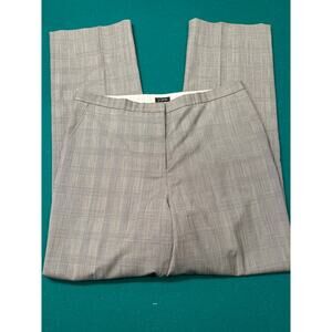 J. Crew Factory Gray Plaid Wide Leg Pants